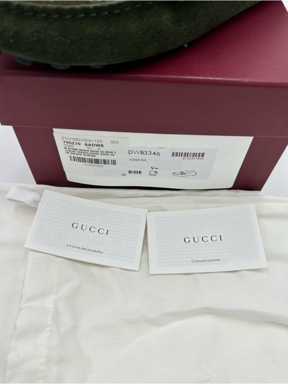 Gucci GG embossed suede driver loafers size 9.5 fits
10 US made in Italy - Picture 5 of 8